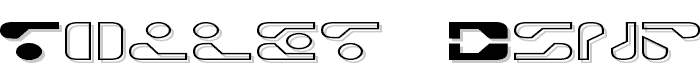 TOILET dsnp font
